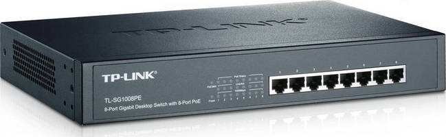 Power-Over-Ethernet, 8-Port, Switch